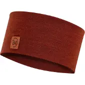 Buff Merino Wide Headband - Brown - ONE SIZE