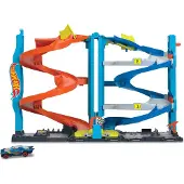 Hot Wheels City Transforming Race Tower Playset, Track Set With 1 Toy Car - Multi/patterned - ONE SIZE