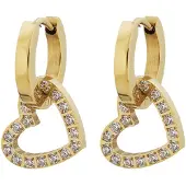 Edblad Eternal Heart Earrings Gold -korvakorut
