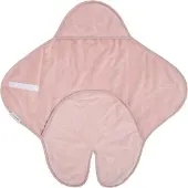 Babys Only Hooded Baby Viltti + Jalkapussit Cozy, Old Pink