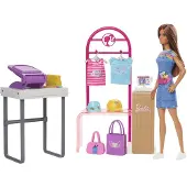 Barbie Career DOLL -muotistylisti ja hänen putiikkinsa ASUSTESUUNNITTELIJA