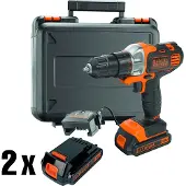 Black & Decker Pora/ruuvinväännin MT218KB-QW; 18 V; 2x1,5 Ah akku