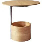 Maze Parasol S -sohvapöytä Ø 50 cm Oak