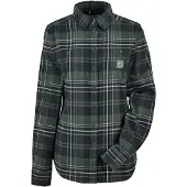Chevalier Heron Flannel ShirtWomen October Green Checked - 42
