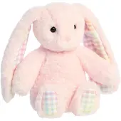 AURORA PLUSH AURORA Rainbow Gingham pehmopupu, vaaleanpunainen, 18 cm