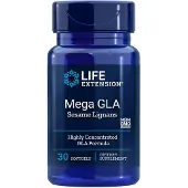 Life Extension Mega GLA seesamilignaanit - 30 pehmytkapseliä