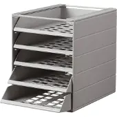 Durable IDEALBOX BASIC, Harmaa, C4, 5 laatikko(a), 250 mm, 332 mm, 322 mm