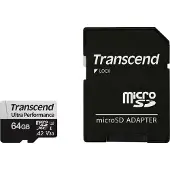 Transcend 340S 64GB microSDXC U3 V30 A2 (R160 W80 MB/s)