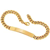 Lykken Strong panssarilaattaranneketju 6 mm kulta 19-6GOLD