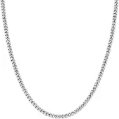 Lykken Strong hopeanvärinen panssarikaulaketju 6 mm 50-6