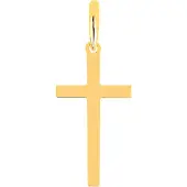 Lykken Crosses kultainen rippiristi / ristiriipus 18 x 9 mm