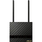 Asus 4G-N16 -reititin, Wi-Fi 4, N300, modeemilla, musta