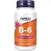 Now B-6-vitamiini 100 mg - 100 kasvikapselia