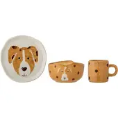 Bloomingville Fenix Tableware, Brown, Stoneware - Brown - ONE SIZE