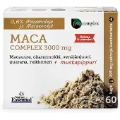 Raw Organic Maca Complex 3000, 60 kaps