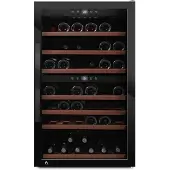 mQuvée WineExpert 66 -viinikaappi, musta