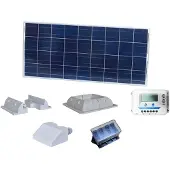 Brightsolar 160W aurinkopaneelisetti matkailuajoneuvoon