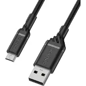 Otterbox Micro-USB – USB-A -kaapeli, 1 m, musta