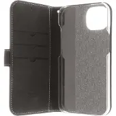 Teknikproffset Insmat Exclusive Flip Case lompakkokotelo, iPhone 13, musta