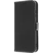 Samsung Insmat Flip Case -lompakkokotelo, Galaxy S23, musta
