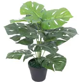 vidaXL Tekokasvi monstera ruukulla, 45 cm, vihreä