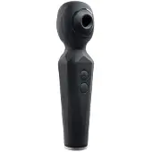 Evolved Novelties Hierontavibraattori Rainbow Sucker Wand Vibrator, musta