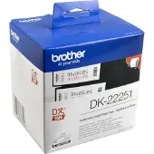 Brother dk22251 62mm black red