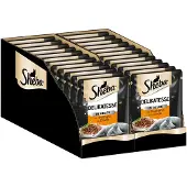 Sheba 28 x 85 g Megapakkaus – tuorepussilajitelma hyytelö, kalkkuna, märkäruoka kissoille