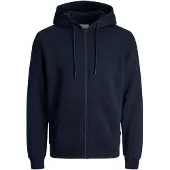 Jack & Jones Jjebradley Sweat Zip Hood Noos - Navy - XL