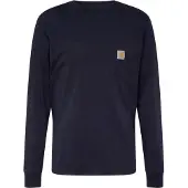 Carhartt WIP Pocket Pitkähihainen T-paita dark navy Koko S