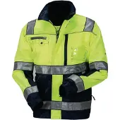 Priha 4024 Lk.2 sini/keltainen huomio työtakki