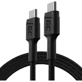 Green Cell KABGC30 USB cable USB 2.0 1.2 m USB C Black