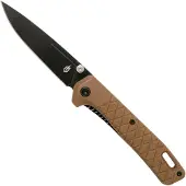 Gerber Zilch Linerlock kääntöveitsi, ruskea