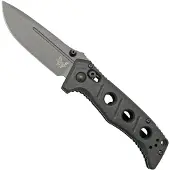 Benchmade 273GY-1 Sibert Mini Adamas Black G10, Tungsten Grey pocket knife, Shane Sibert design