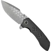 Kansept Knives Entity Framelock Damascus kääntöveitsi