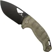 FOX El Capitan SK-02 PVD Summit Knife Co, Black PVD pocket knife, Tommaso Rumici design