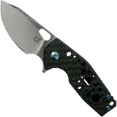 FOX Suru FX-526CFBL Blue, Carbon Fibre pocket knife, Jesper Voxnaes design