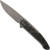 We Knife Smooth Sentinel Framelock CF