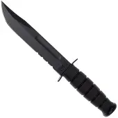 Ka-Bar 1214 veitsi, kydex, combo terä