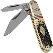 Rough Ryder Buckshot Bone Barlow RR2041 pocket knife