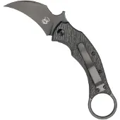 FOX Knives Black Bird FX-591TICB karambit knife, Bastinelli design