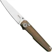 MKM Knives MKM Miura Bronze Titanium, Satin MI-TBR pocket knife, Simone Tonolli design