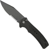 CIVIVI Cogent C20038E-1 Blackwashed Serrated Edge, Black G10 pocket knife