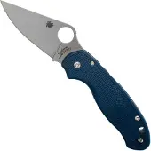Spyderco Para 3 Lightweight CPM SPY-27 Cobalt Blue FRN C223PCBL pocket knife