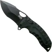 SOG Kiku XR Blackout Micarta 12-27-02-57 pocket knife, Kiku Matsuda design