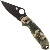 Spyderco Para 3 Camo Black C223GPCMOBK pocket knife