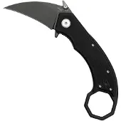 Böker Plus HEL Karambit 01BO515, 154CM, All Black pocket knife, Alessandra De Santis design