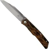 Fox knives Knives FX-515W Ziricote pocket knife, Bob Terzuola design