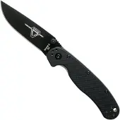Ontario RAT-2 D2 black, plain edge black, 8830
