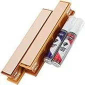 Wicked Edge 1/0.5 microns Poly Diamond Emulsion &amp; Leather Strops Pack